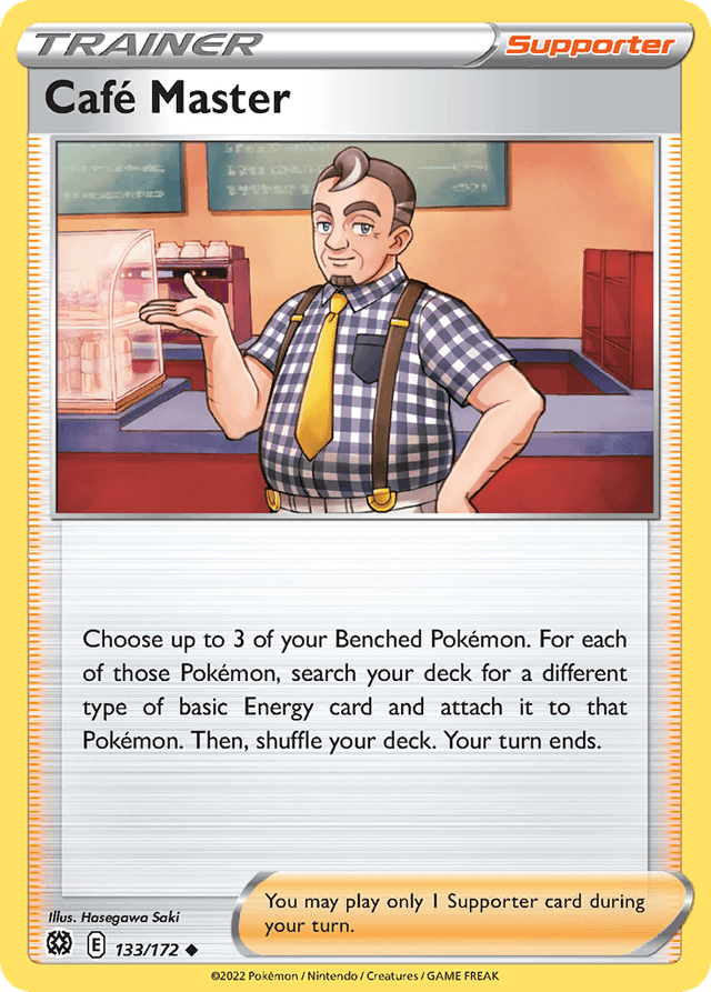 Carta Café Master 133/172 do set Brilliant Stars — Pokémon TCG | Bynx