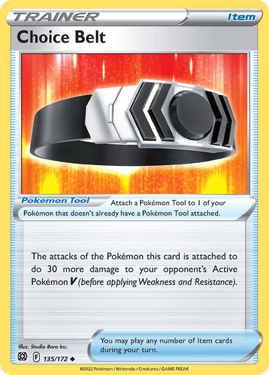 Carta Choice Belt 135/172 do set Brilliant Stars — Pokémon TCG | Bynx