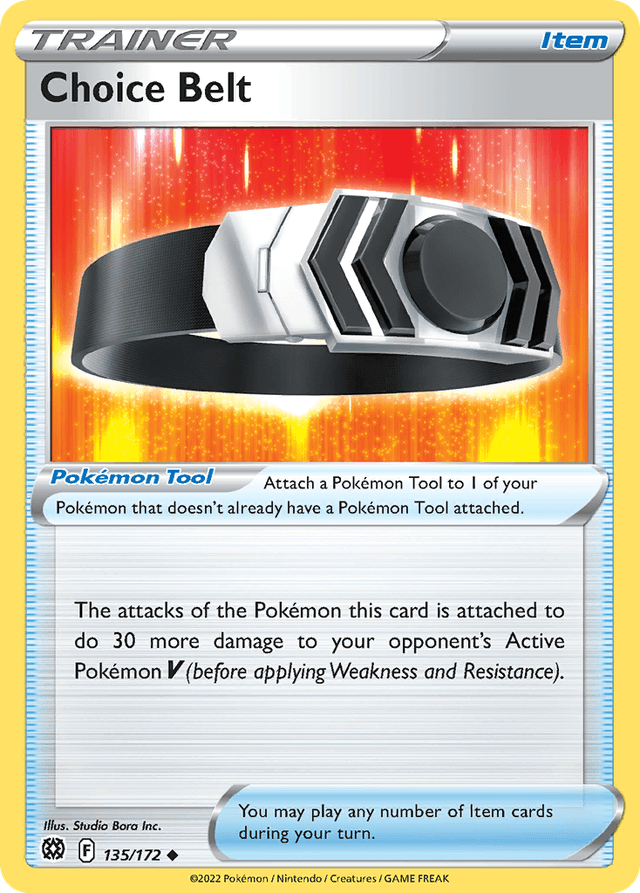 Carta Choice Belt 135/172 do set Brilliant Stars — Pokémon TCG | Bynx