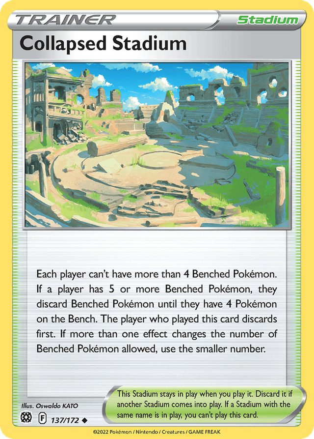 Carta Collapsed Stadium 137/172 do set Brilliant Stars — Pokémon TCG | Bynx