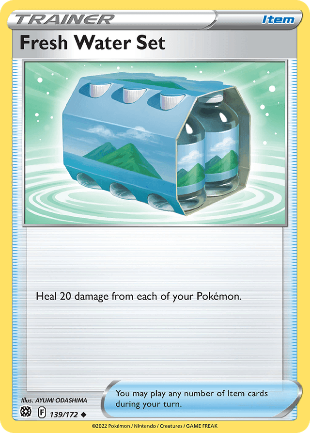 Carta Fresh Water Set 139/172 do set Brilliant Stars — Pokémon TCG | Bynx