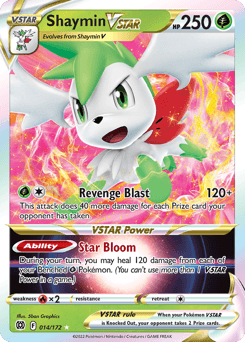 Shaymin VSTAR 014/172 — Brilliant Stars