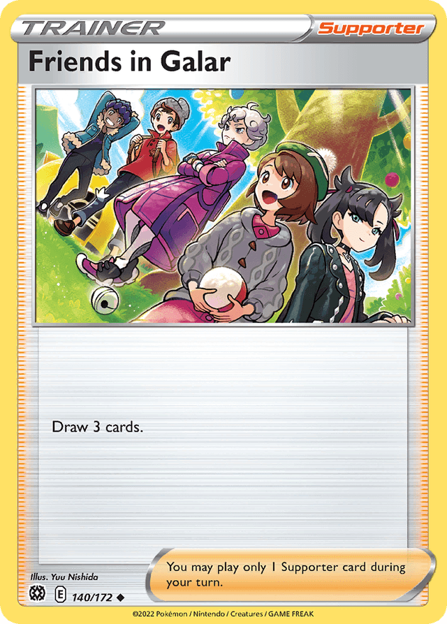 Carta Friends in Galar 140/172 do set Brilliant Stars — Pokémon TCG | Bynx