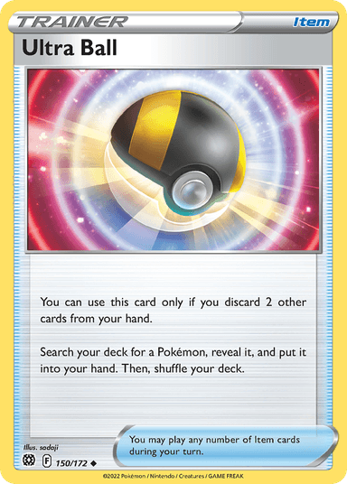 Carta Ultra Ball 150/172 do set Brilliant Stars — Pokémon TCG | Bynx