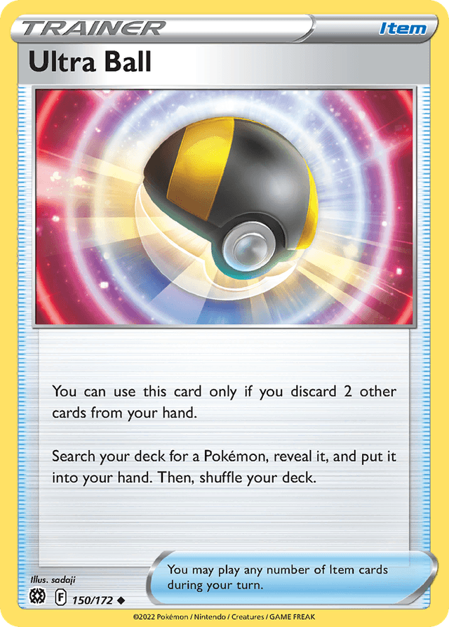 Carta Ultra Ball 150/172 do set Brilliant Stars — Pokémon TCG | Bynx