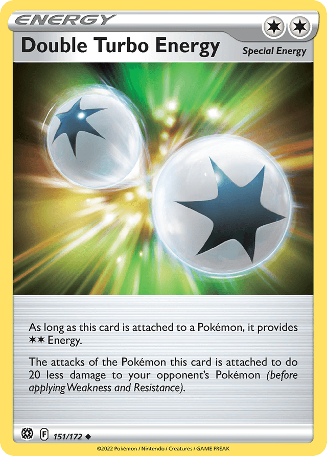 Carta Double Turbo Energy 151/172 do set Brilliant Stars — Pokémon TCG | Bynx