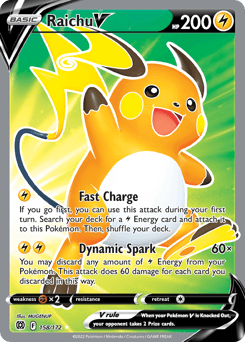 Raichu V 158 — Brilliant Stars