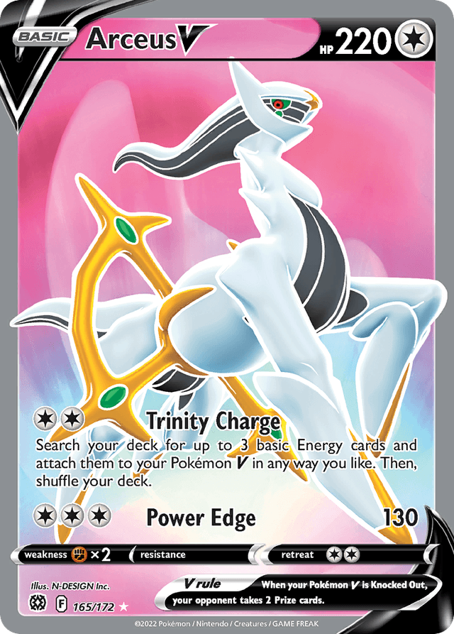 Carta Arceus V 165/172 do set Brilliant Stars — Pokémon TCG | Bynx