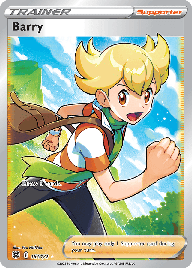 Carta Barry 167/172 do set Brilliant Stars — Pokémon TCG | Bynx