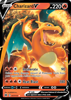 Charizard V 17 — Brilliant Stars