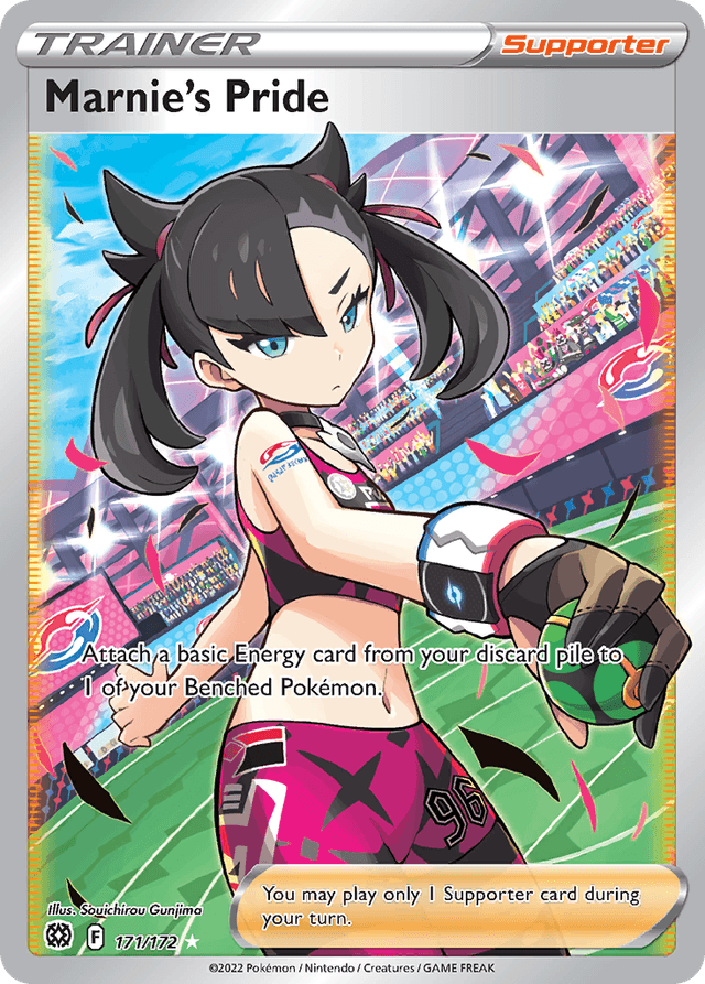 Carta Marnie's Pride 171/172 do set Brilliant Stars — Pokémon TCG | Bynx