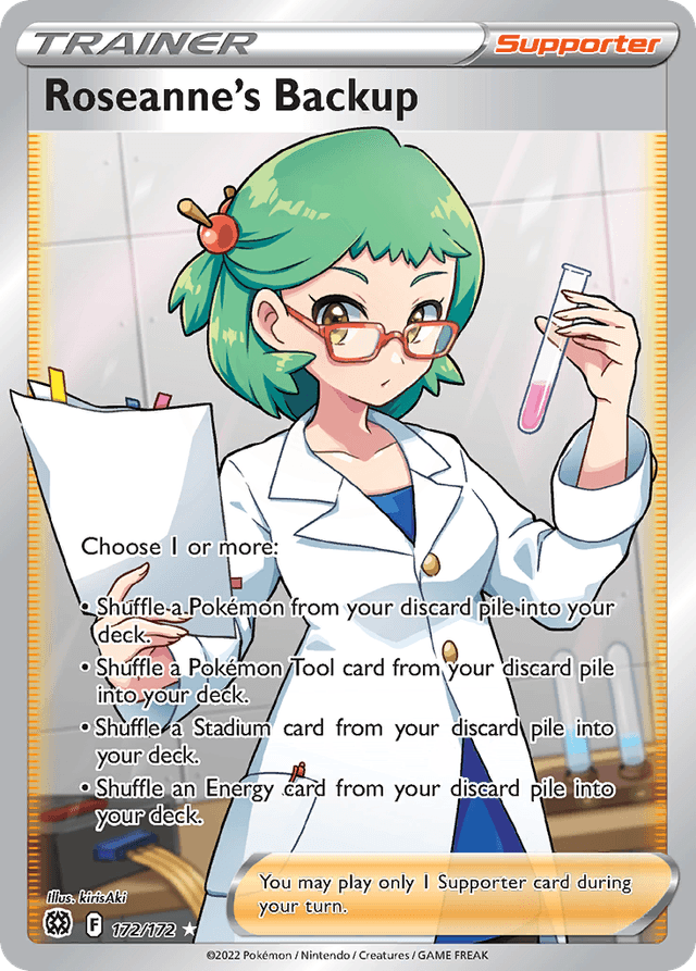 Carta Roseanne's Backup 172/172 do set Brilliant Stars — Pokémon TCG | Bynx