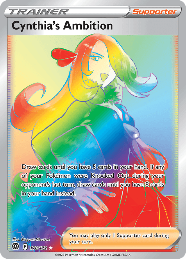 Carta Cynthia's Ambition 178/172 do set Brilliant Stars — Pokémon TCG | Bynx