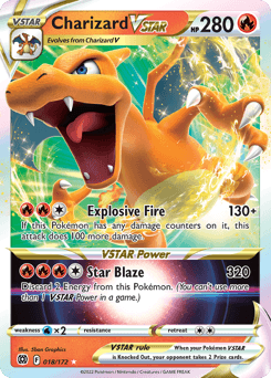 Charizard VSTAR 18 — Brilliant Stars