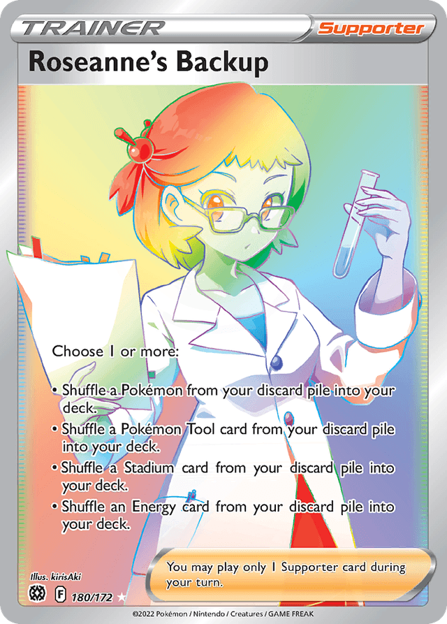 Carta Roseanne's Backup 180/172 do set Brilliant Stars — Pokémon TCG | Bynx