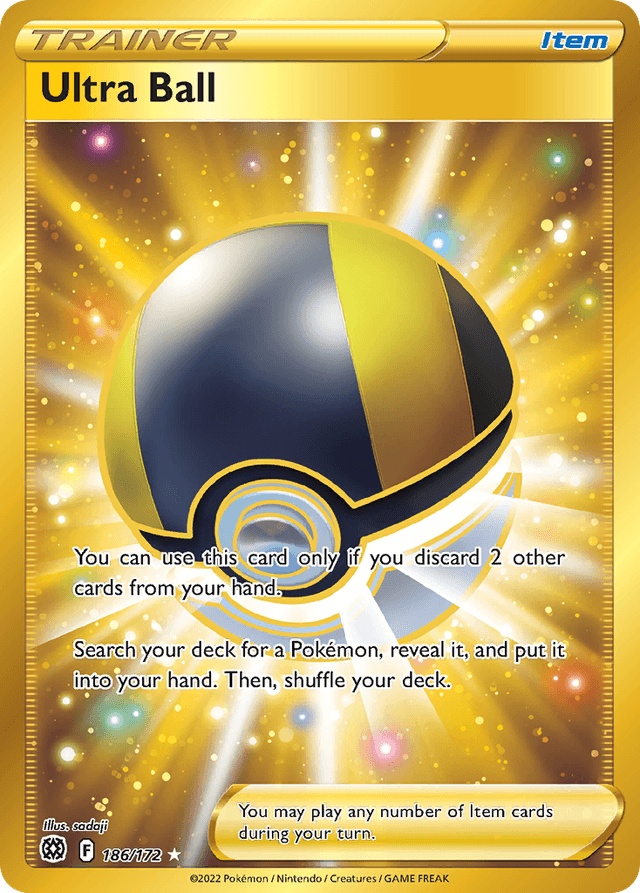 Carta Ultra Ball 186/172 do set Brilliant Stars — Pokémon TCG | Bynx