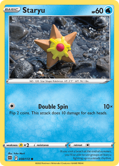 Carta Staryu 30/172 do set Brilliant Stars — Pokémon TCG | Bynx