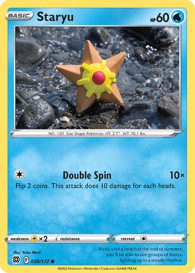 Carta Staryu 30/172 do set Brilliant Stars — Pokémon TCG | Bynx
