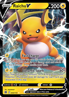 Raichu V 45 — Brilliant Stars