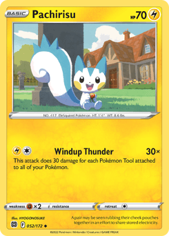 Pachirisu 052/172 — Brilliant Stars