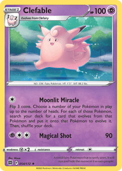 Clefable 054/172 — Brilliant Stars