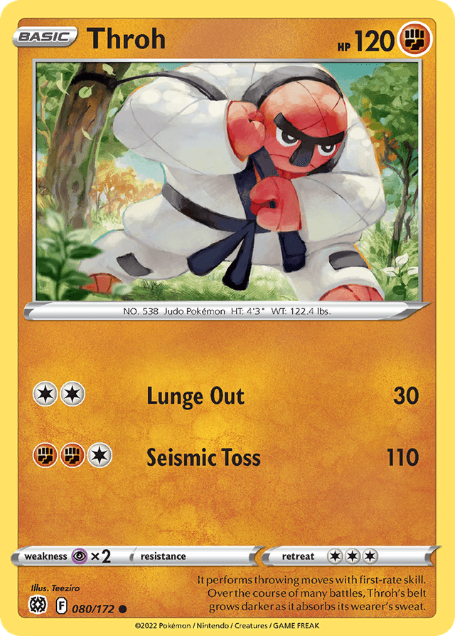 Carta Throh 80/172 do set Brilliant Stars — Pokémon TCG | Bynx