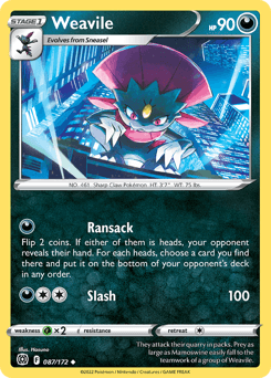 Weavile 87 — Brilliant Stars