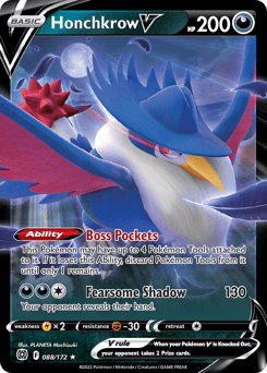Honchkrow V 88 — Brilliant Stars