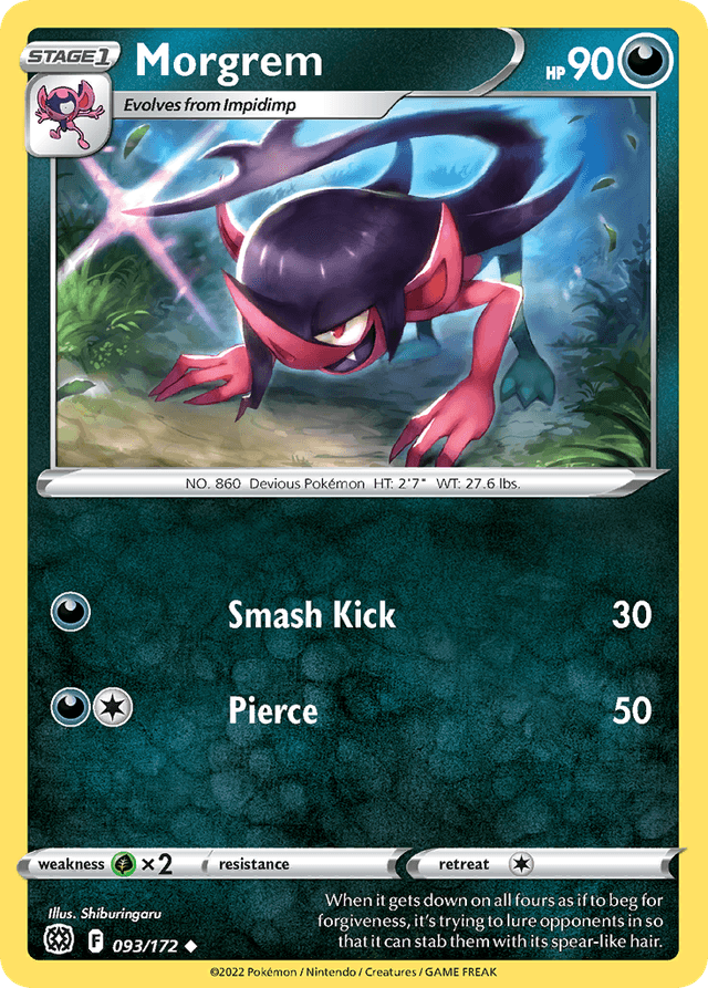 Carta Morgrem 93/172 do set Brilliant Stars — Pokémon TCG | Bynx