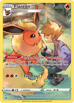 Flareon TG01/30 — Brilliant Stars Trainer Gallery