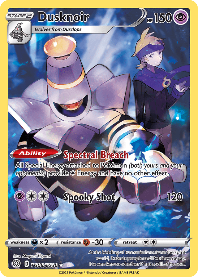 Carta Dusknoir TG06/30 do set Brilliant Stars Trainer Gallery — Pokémon TCG | Bynx