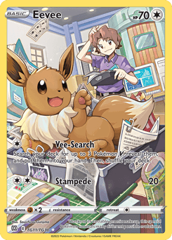 Eevee TG11 — Brilliant Stars Trainer Gallery