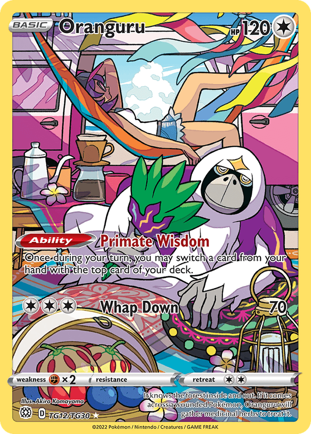 Carta Oranguru TG12/30 do set Brilliant Stars Trainer Gallery — Pokémon TCG | Bynx