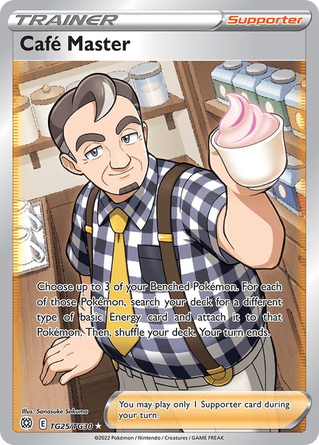 Carta Café Master TG25/30 do set Brilliant Stars Trainer Gallery — Pokémon TCG | Bynx