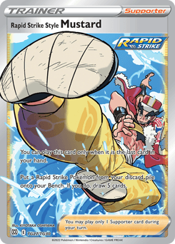 Rapid Strike Style Mustard TG27/30 — Brilliant Stars Trainer Gallery