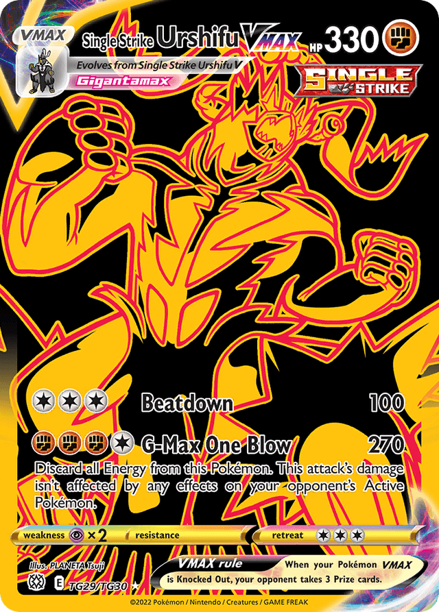 Carta Single Strike Urshifu VMAX TG29/30 do set Brilliant Stars Trainer Gallery — Pokémon TCG | Bynx
