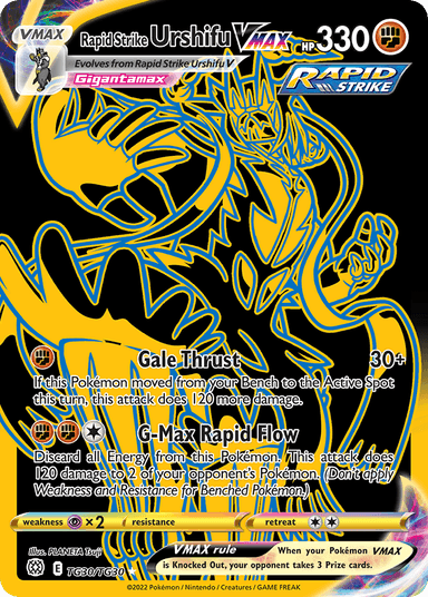 Carta Rapid Strike Urshifu VMAX TG30/30 do set Brilliant Stars Trainer Gallery — Pokémon TCG | Bynx