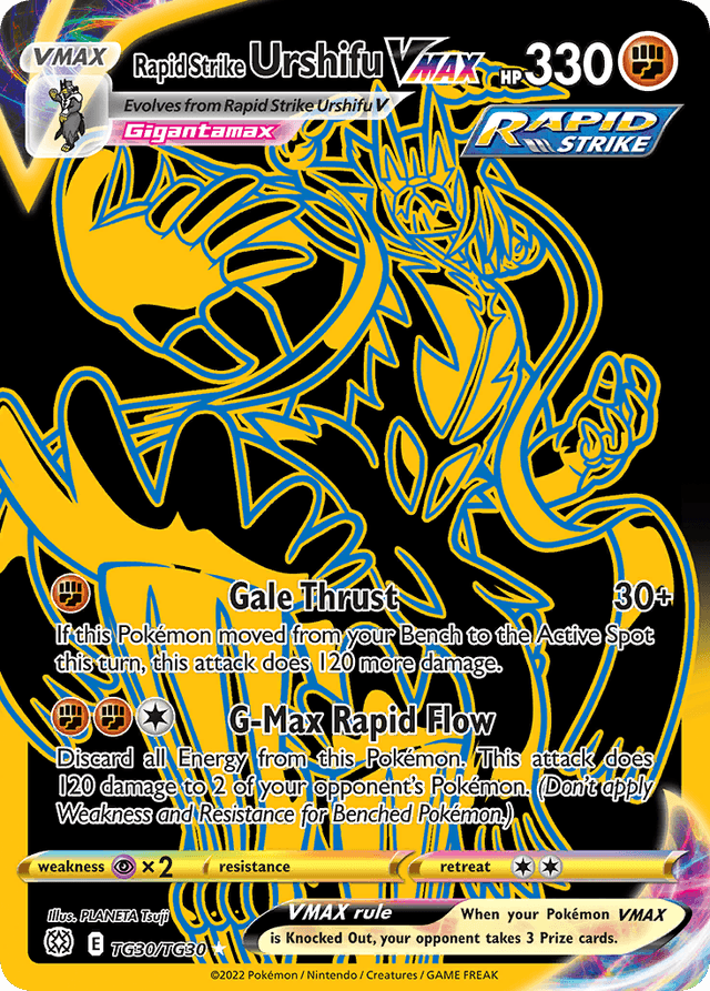 Carta Rapid Strike Urshifu VMAX TG30/30 do set Brilliant Stars Trainer Gallery — Pokémon TCG | Bynx