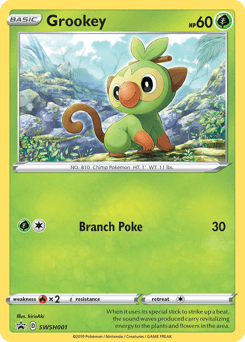 Grookey SWSH001 — SWSH Black Star Promos
