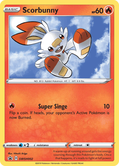 Scorbunny SWSH002 — SWSH Black Star Promos