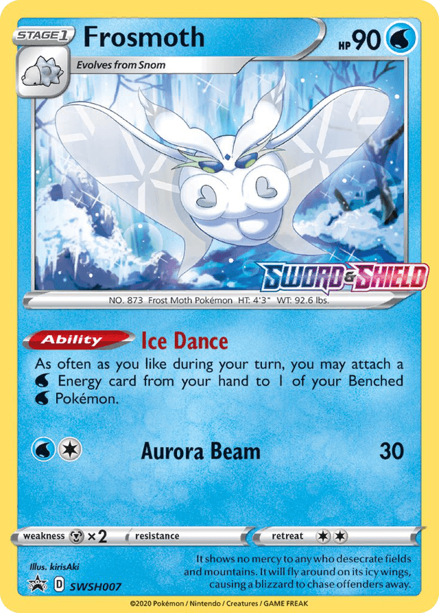 Carta Frosmoth SWSH007/307 do set SWSH Black Star Promos — Pokémon TCG | Bynx