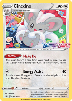 Cinccino SWSH009 — SWSH Black Star Promos