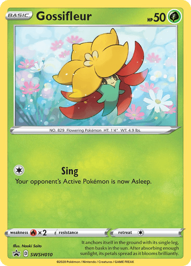 Carta Gossifleur SWSH010/307 do set SWSH Black Star Promos — Pokémon TCG | Bynx