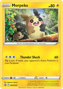 Morpeko SWSH012 — SWSH Black Star Promos