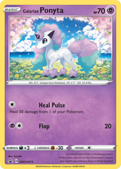 Galarian Ponyta SWSH013 — SWSH Black Star Promos