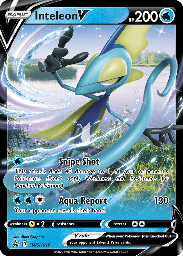 Carta Inteleon V SWSH016/307 do set SWSH Black Star Promos — Pokémon TCG | Bynx