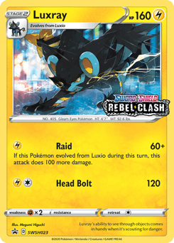 Luxray SWSH023 — SWSH Black Star Promos