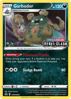 Garbodor SWSH025 — SWSH Black Star Promos