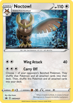 Noctowl SWSH027 — SWSH Black Star Promos