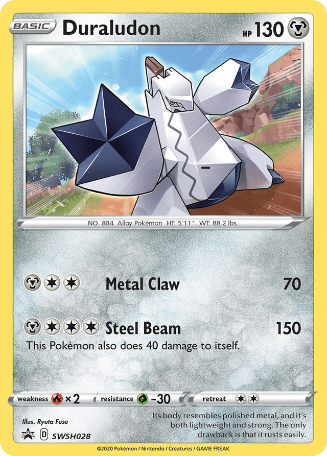 Carta Duraludon SWSH028/307 do set SWSH Black Star Promos — Pokémon TCG | Bynx